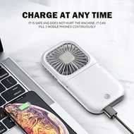 travel Hand Fans stand Folding Intelligent Fan Desktop Fan Kipas fan usb MIni rechargeable Mini fan rechargeable hang