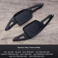 yolandd 2 ชิ้นคาร์บอนไฟเบอร์พวงมาลัยรถ Abs Shift Shift Paddle Extension Shifters สำหรับ Audi A5l 202