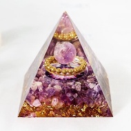 奧罡能量金字塔-紫水晶(含開光)│聚焦你的意念│貴人運、開智慧