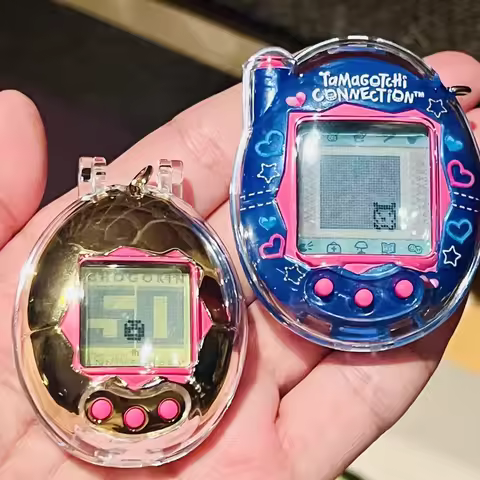 Tamagotchi Original Connection V3 Electronic Pet Machine Protective Case Pc Flip Cover Transparent P