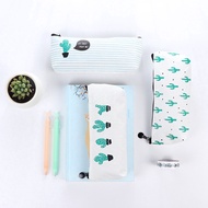 Cute Pencil Case School Pencil Case Cactus Canvas Pencil Cases Girls Pencilcase School Stationery