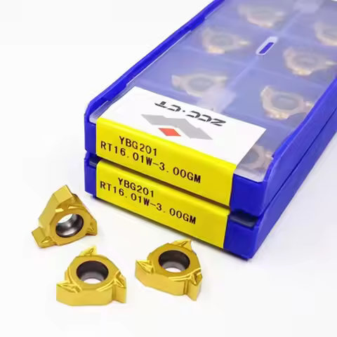 RT16.01W-3.00GM YBG201/RT16.01N-3.00GM YBG201 RT16.01N RT16.01W ZCC.CT CNC carbide inserts 3.00mm Me