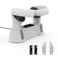 Fast Charging Dock Stand For Oculus Quest 2 VR Controller Magnetic Charger Base with Battery for Ocu