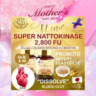 [$20.80*! FREE EXTRA 1*!] ♥REDUCE CHOLESTEROL ♥NANO NATTOKINASE ♥2800FU ♥STROKE ♥CLINICALLY PROVEN