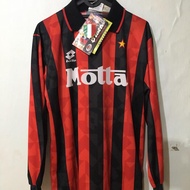 Jersey Original Ac Milan Home 1993/1994 Replica Long Sleeve Size Large BNWT "Very Rare"