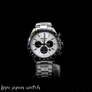 JDM WATCHA★vailable Seiko SELECTION SBPY165 Stainless Steel Sapphire Solar Chronograph Panda Color Men's Watch