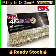 RK takasago chain HRU (U-RING) 415-130L 415 130 Rantai Emas Gold Chain RK JAPAN Racing Y16 Y15 RS150