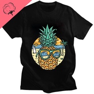 S-5XL Novelty Women‘s Men's Pineapple On Pizza T Shirts Hawaiian Pizza is Yummy Tops Tee