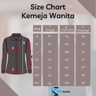 Kemeja Putih Lengan Panjang/Seragam PDL Kerja Kantor Pria Wanita/Kemeja Pdl Pria Wanita/Baju PDL