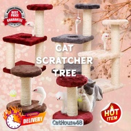[CatHouse48] 3 Layer / 2 Layer Cat Tree Cat Scratcher Tree With Mice And Ball For Kitten And Adult Mainan Kucing