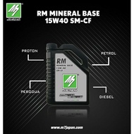 Clear Stock M7 Japan RM Mineral Base 15W 40 SM-CF Engine Oil