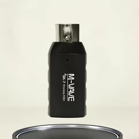 M-VAVE SK-7 Wireless Transmission Line for MIDI Keyboards 2.4GHz, Rechargeable Adapter Plug Play USB