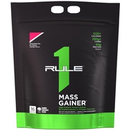 Rule 1 R1 Mass Gainer, Strawberries & Creme - 11.43 Pounds - 40g of All-Whey Protein with 6:1 Carb-t