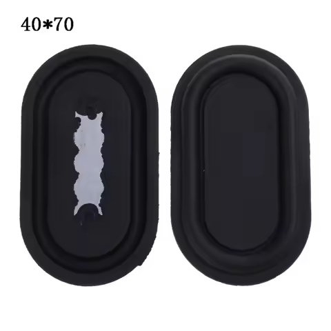 2PCS Oval Bass Diaphragm Rubber Speaker Plate Passive Radiator Auxiliary Bass Vibration Plates 2040-