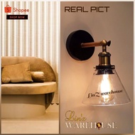 Lampu dinding elegant INDUSTRIAL GLASS wall lamp