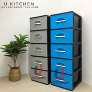 Maxonic 5 Tier Plastic Drawer / Cloth Cabinet / Storage Cabinet / Laci Baju / Rak Baju 2500