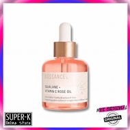 Biossance Squalane + Vitamin C Rose Oil (30ml) - Visibly Brighten, Firm & Hydrate Facial Oil