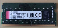 Kingston 8GB DDR4 2666MHz SODIMM 筆電記憶體 KVR26S19S8/8