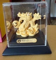 24k gold plated dragon 24k金龍擺設
