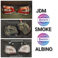 Toyota Vios NCP93 Dugong 2008–2012 Albino LED Tail Lamp | Mercedes-Benz Style | Clear White Design