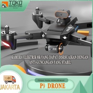 （Cod）Drone Kamera Jarak Jauh，P9 Drone Camera 8K Rc Drone Pesawat