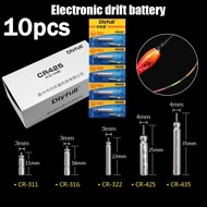 10pcs Electric Fishing Floats CR311 CR322 CR316 CR425 CR435 Battery Night Fishing Luminous Lithium P