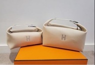 Hermes Bride-A-Brac case handbag bag pm gm 飯盒袋 米白色