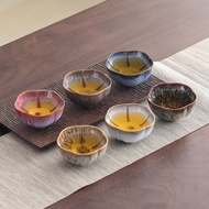 Kiln Change Tea Cup Ceramic Tea Cup Kung Fu Large Tea Cup Master Cup Single Cup Tea Set Tea Bowl Tea