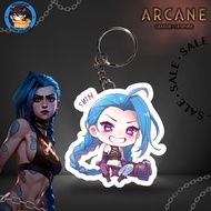 KEYCHAIN / GANTUNGAN KUNCI JINX ARCANE / ARCANE JINX GAME KEYCHAIN