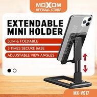 MOXOM Original Extendable Handphone Holder Stand Portable Pemegang Telefon Desktop Phone Holders Video Universal MMVS17