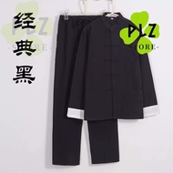 唐装 Kung Fu Costume Tang Suit Hanfu Bruce Lee Kung Fu Costume Top Pants Two-Piece Suit
