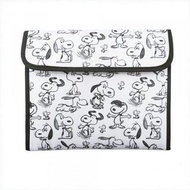🇯🇵日本直送 Peanuts Snoopy Pouch Wallet Multifunction Travel Bag Passport Holder Document Storage Pocket 