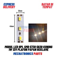 [DSP-9082] HPL 1 WATT MODULE SMD 5730 5630 12VOLT BLUE CEILING BOARD YELLOW REKLAME