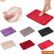 【】TABLEZO 40*60cm Bath Mat Feet Pad Pebbles Floor Bathtub Doormat
