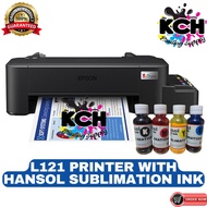 EcoTank L121 Ink Tank Printer with Bundle Hansol Sublimation Ink Set
