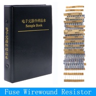 1/2W 1W cầu chì điện trở quấn dây Mẫu cuốn sách Bộ được phân loại 0.1ohm 0.15r 0.18r 0.2r 0.22r 0.33