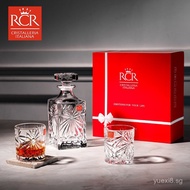 RCR Whiskey Glass Set Italian Imported Crystal Whiskey Glass Beer Glass Liquor Glass Set