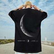 Moon Collec, Malaysian local brand, 100% cotton T-shirt, printed T-shirt, T-shirt, street trend T-sh
