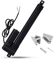 JQDML 8 Inch 8" Stroke Linear Actuator 12V Heavy Duty 3000N/660lbs Electric Actuator 0.2"/s with Mou