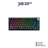 WIRELESS KEYBOARD (คีย์บอร์ดไร้สาย) NUBWO HADRIAN X34 (BLACK) (OUTEMU BLUE SWITCH - RGB LED - EN/TH)