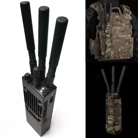 MPU5 Radio Model Dummy DIY Walkie-Talkie Transceiver Dummy Model CS Airsoft Paintball Wargame Radio 