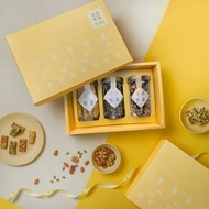 黃盒 謝謝有禮禮盒3罐組 (綜合纖果, 南棗核桃糕, 花生芝麻糖)