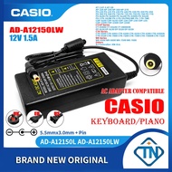 12V 1.5A AC/DC Adapter AD-A12150LW for Casio CDP-235R CDP-S100 CDP-S150 BK/WE CT-X3000 CT-X3100 CT-X