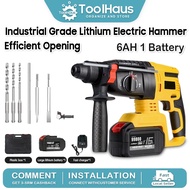 20V Cordless Heavy Rotary Impact Hammer Drill Electric Brushless Hammer Screwdriver Gerudi Tukul Con