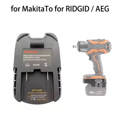 for Makita 18/20V Li-Ion Battery Adapter To for RIDGID / AEG 18V/20V Battery Adapter Converter Power
