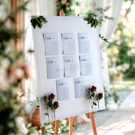Wedding Seating Plan Canva Board with Customized Guest List