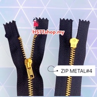 zip metal/ zip besi/ metal zipper #4/ Zip jeans/ zip 4yg