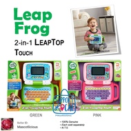 LeapFrog 2-in-1 LeapTop Touch, Colour: GREEN or PINK