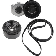 90K-38116 Engine Serpentine Drive Belt Component Kit with Belt Tensioner Idler Pulley Compatible wit
