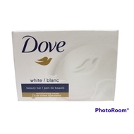 Dove White/Blanc Beauty Bar Soap with Moisutrizing Cream  106g (From USA)